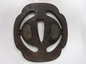 鉄地　海鼠透かし　鍔